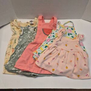 6 Fruit & Flower Summer Dresses Girls12 Months Carter's, Cat & Jack,  Gerbers